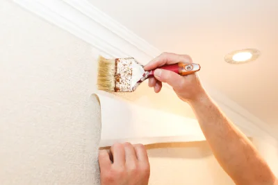 Pose de papier peint à Trumilly — revêtements muraux et toiles de verre